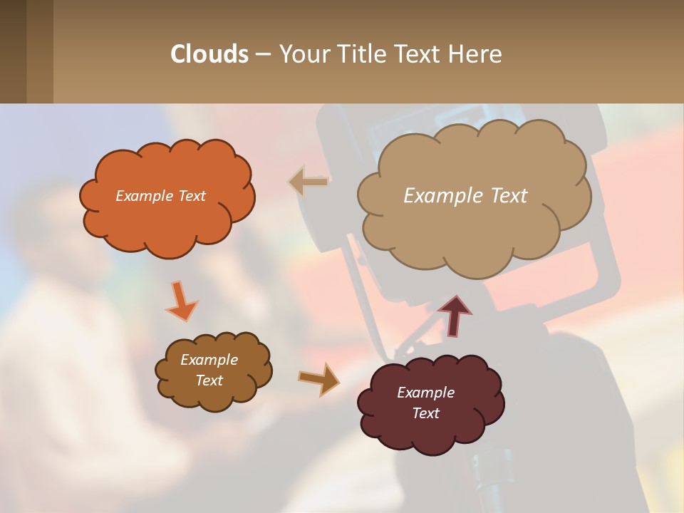 Shooting A Tv Show PowerPoint Template