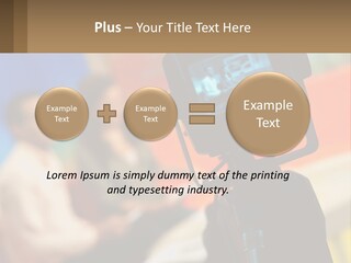 Shooting A Tv Show PowerPoint Template