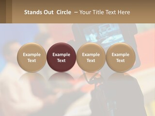 Shooting A Tv Show PowerPoint Template