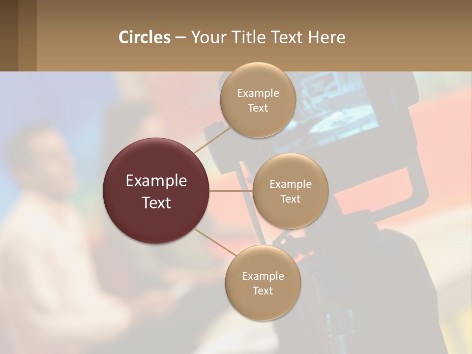 Shooting A Tv Show PowerPoint Template