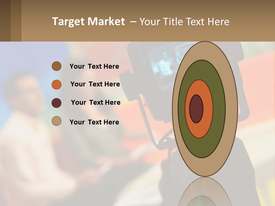 Shooting A Tv Show PowerPoint Template