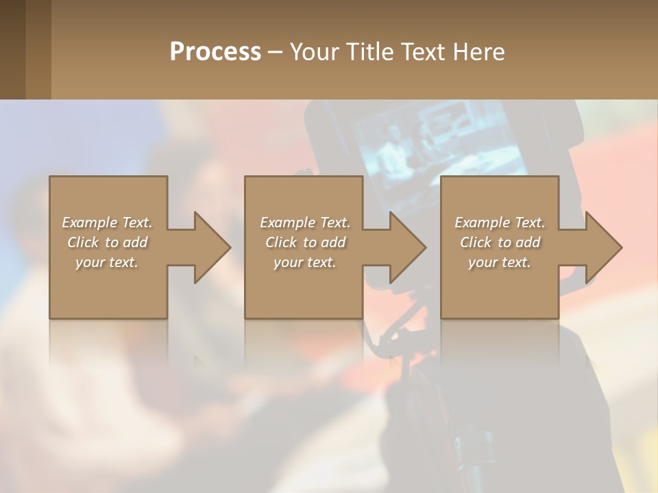 Shooting A Tv Show PowerPoint Template
