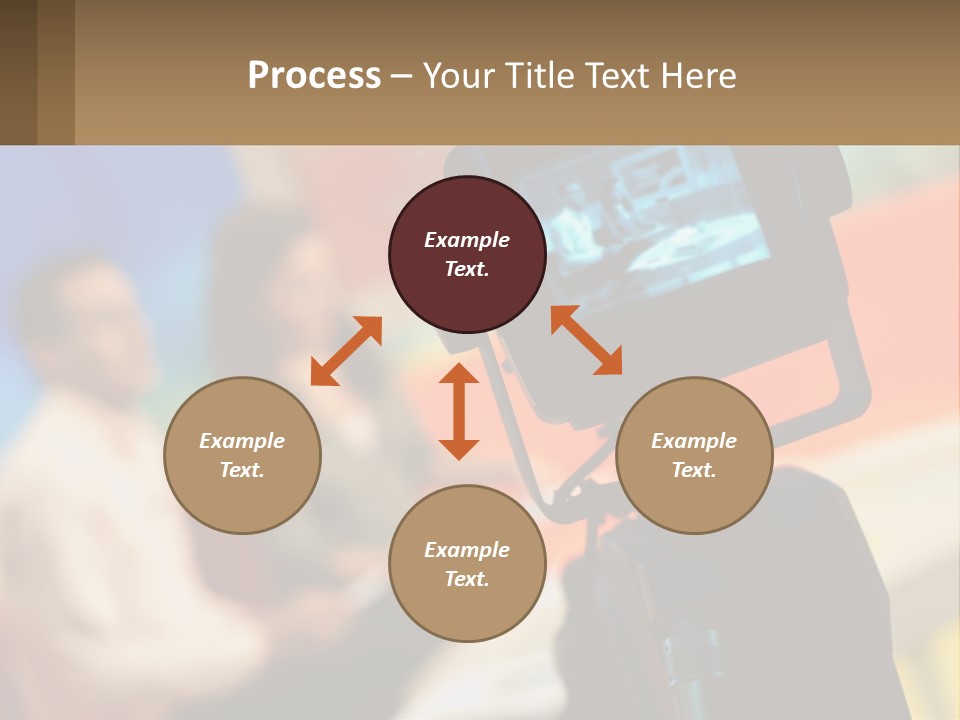 Shooting A Tv Show PowerPoint Template