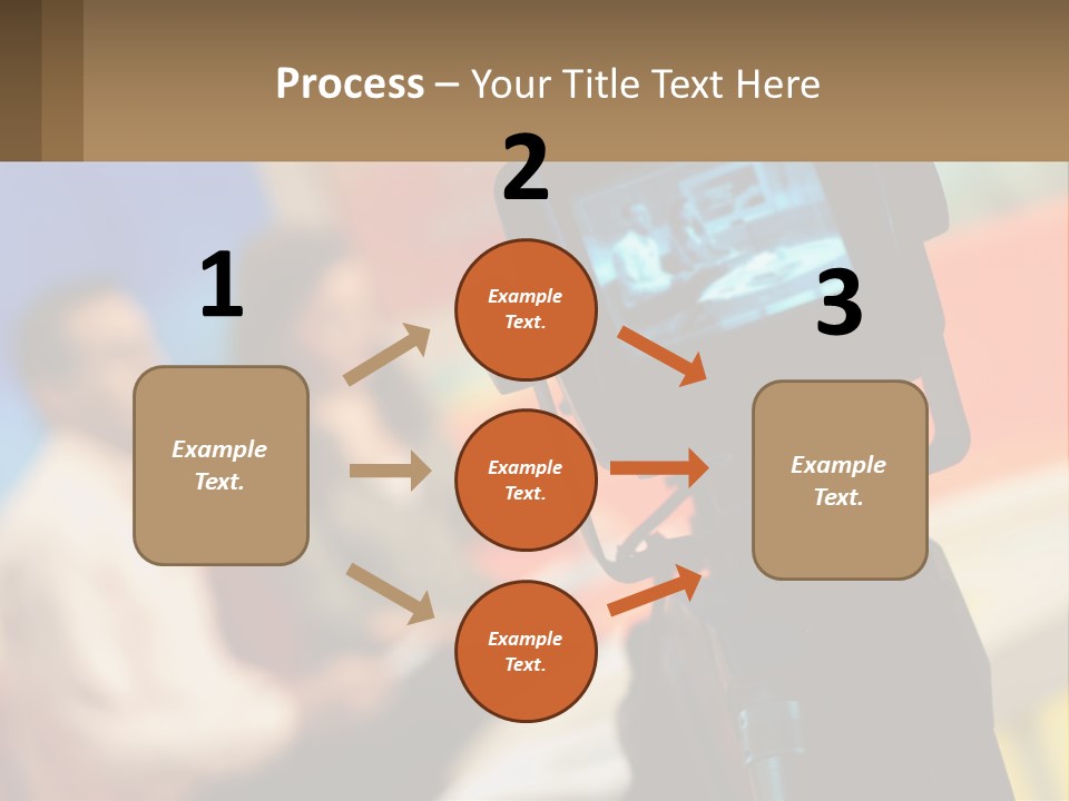 Shooting A Tv Show PowerPoint Template