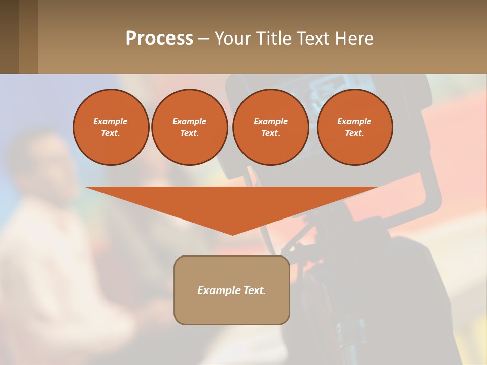 Shooting A Tv Show PowerPoint Template