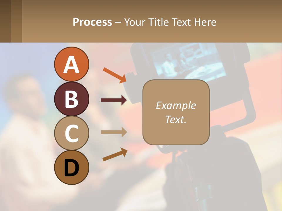 Shooting A Tv Show PowerPoint Template