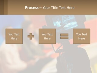 Shooting A Tv Show PowerPoint Template