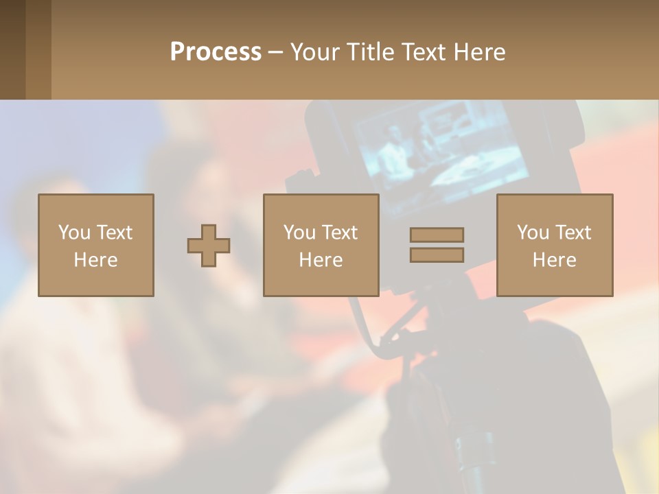 Shooting A Tv Show PowerPoint Template