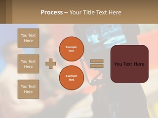 Shooting A Tv Show PowerPoint Template