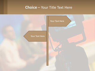 Shooting A Tv Show PowerPoint Template