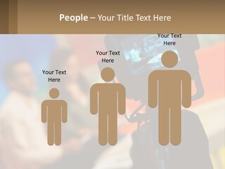 Shooting A Tv Show PowerPoint Template