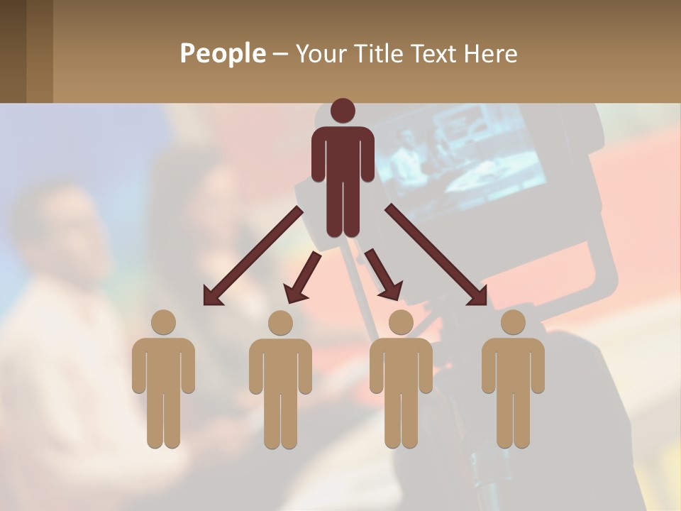 Shooting A Tv Show PowerPoint Template