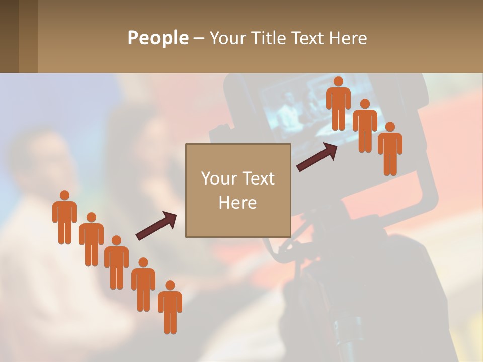 Shooting A Tv Show PowerPoint Template