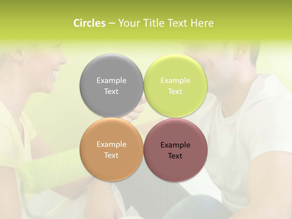 Girl And Man Making Repairs PowerPoint Template