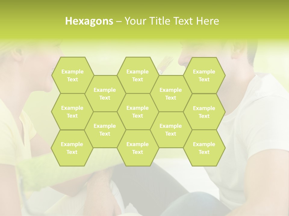 Girl And Man Making Repairs PowerPoint Template