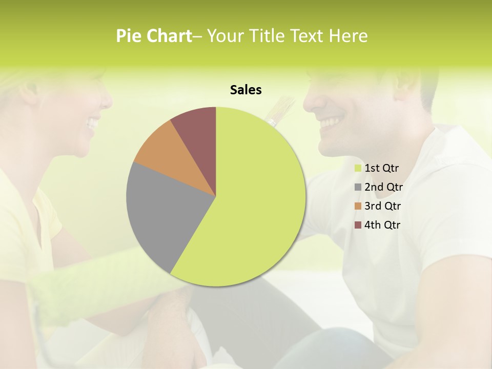 Girl And Man Making Repairs PowerPoint Template