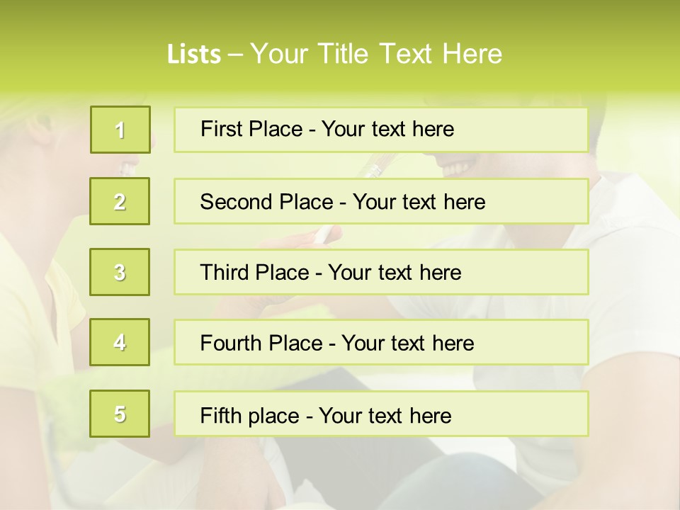 Girl And Man Making Repairs PowerPoint Template