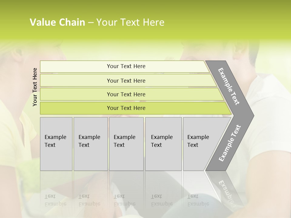 Girl And Man Making Repairs PowerPoint Template
