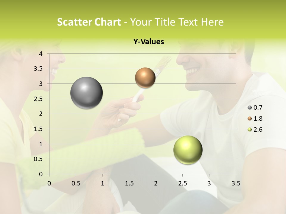 Girl And Man Making Repairs PowerPoint Template