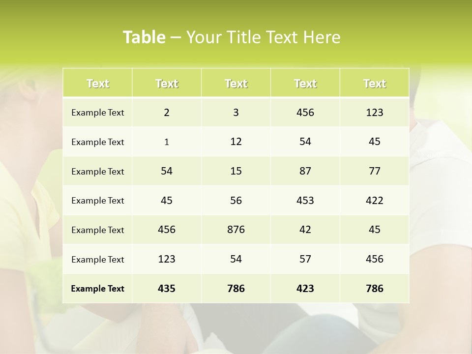 Girl And Man Making Repairs PowerPoint Template