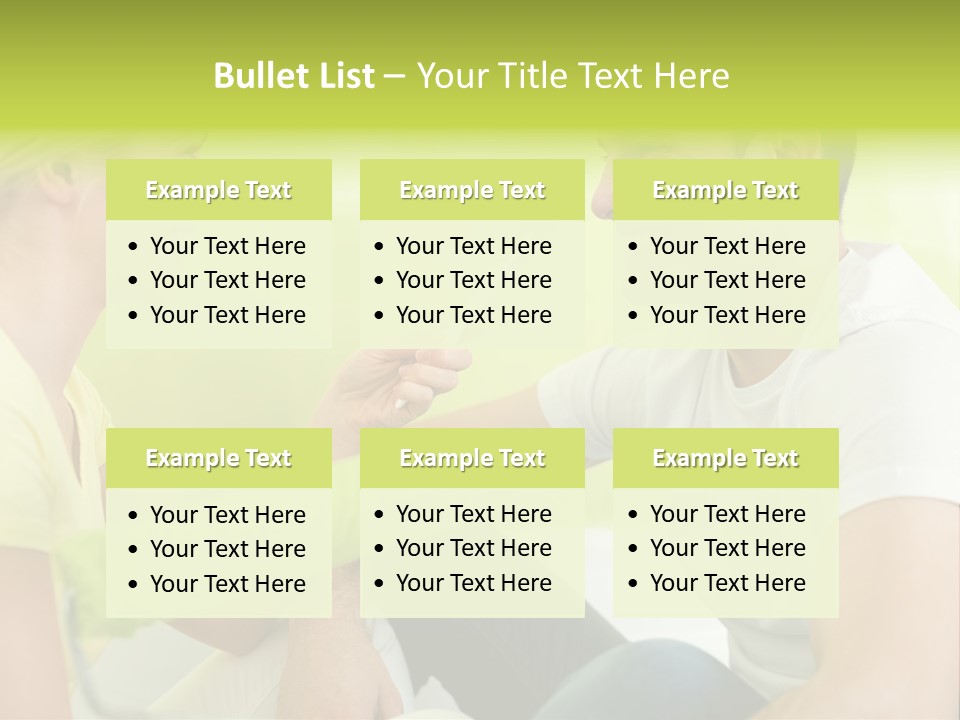 Girl And Man Making Repairs PowerPoint Template