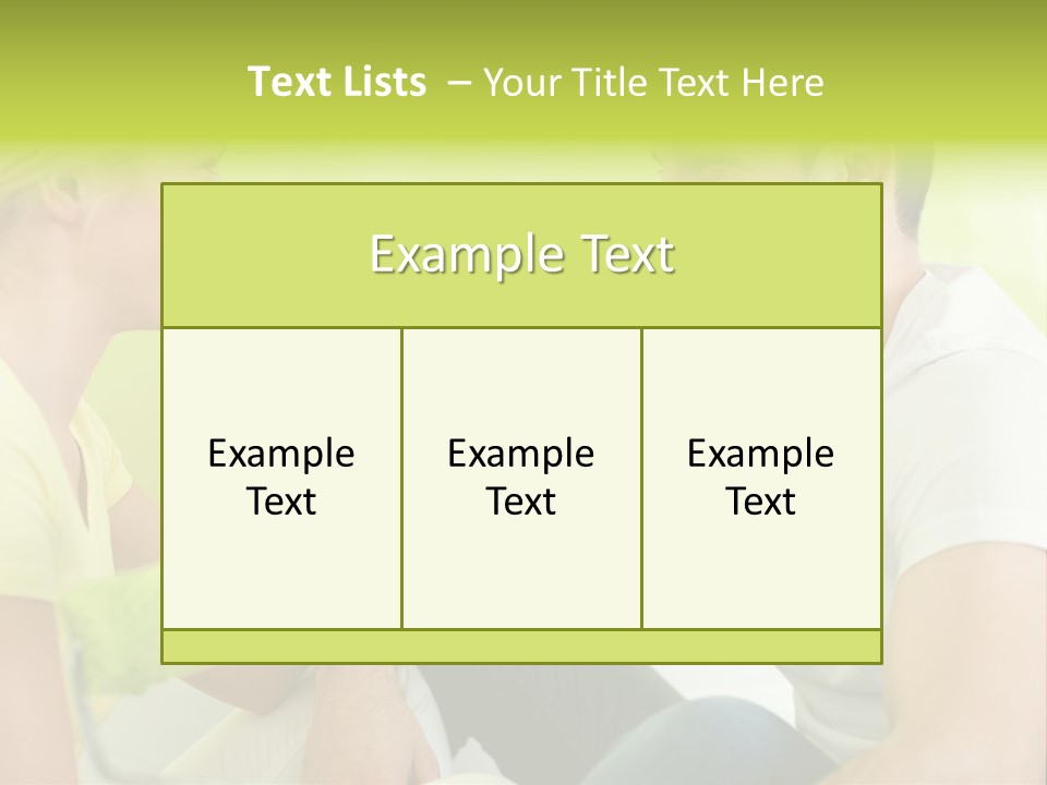 Girl And Man Making Repairs PowerPoint Template