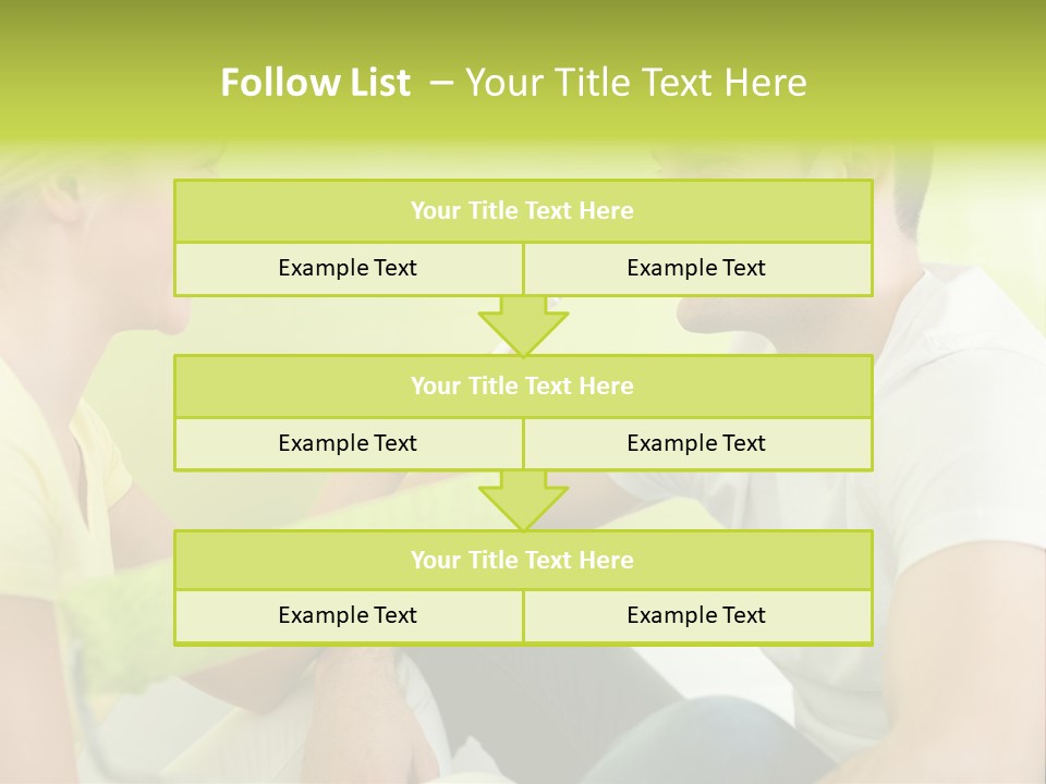 Girl And Man Making Repairs PowerPoint Template