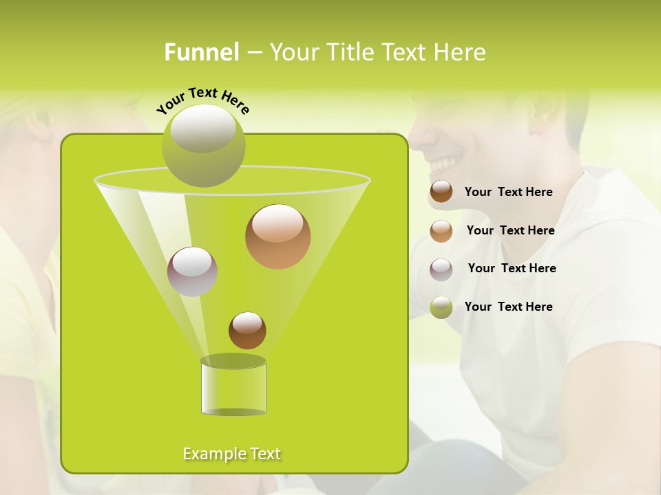 Girl And Man Making Repairs PowerPoint Template