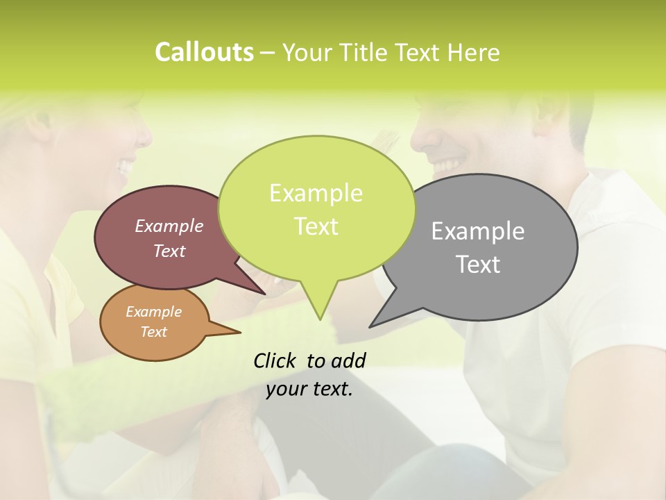 Girl And Man Making Repairs PowerPoint Template