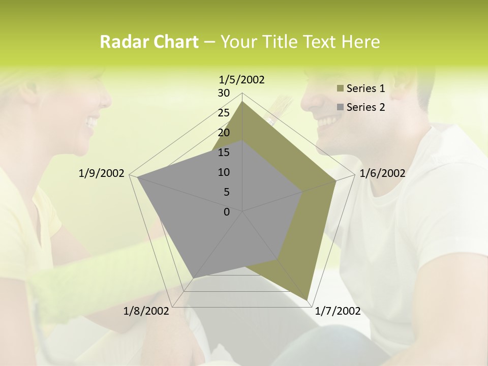 Girl And Man Making Repairs PowerPoint Template