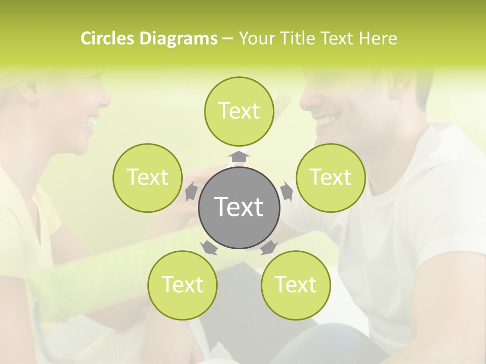 Girl And Man Making Repairs PowerPoint Template