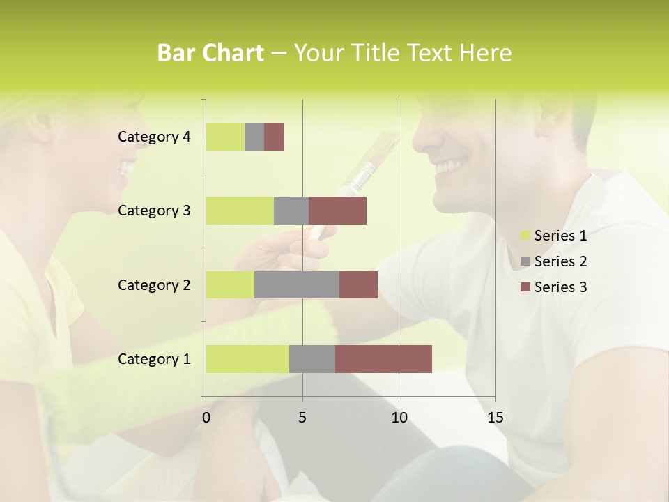 Girl And Man Making Repairs PowerPoint Template
