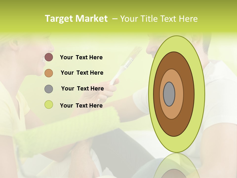 Girl And Man Making Repairs PowerPoint Template