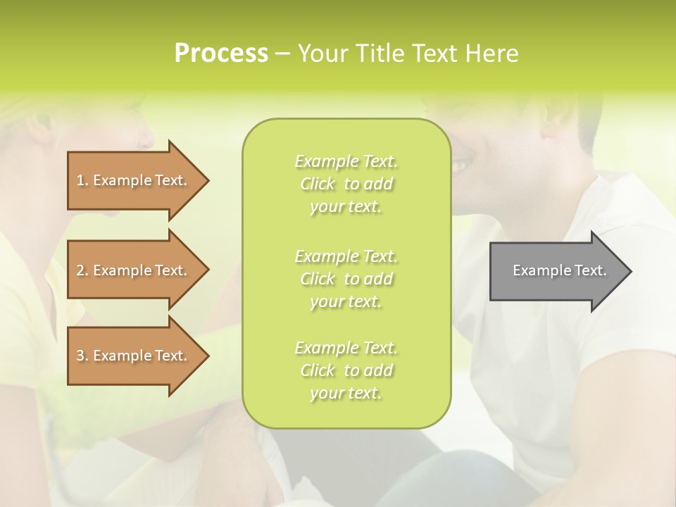 Girl And Man Making Repairs PowerPoint Template