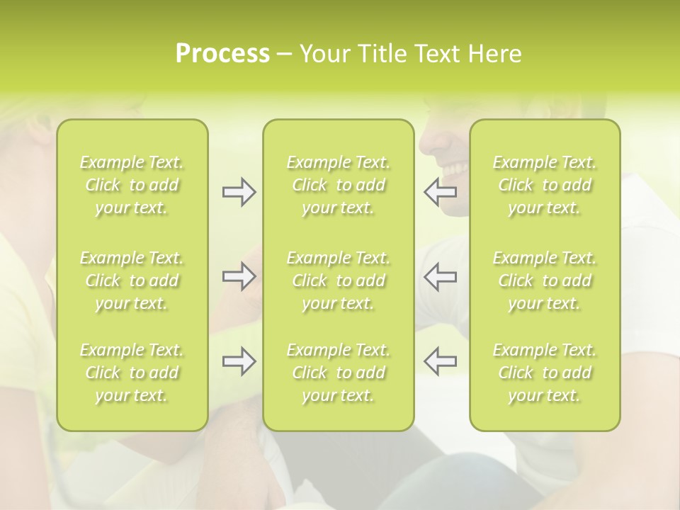 Girl And Man Making Repairs PowerPoint Template
