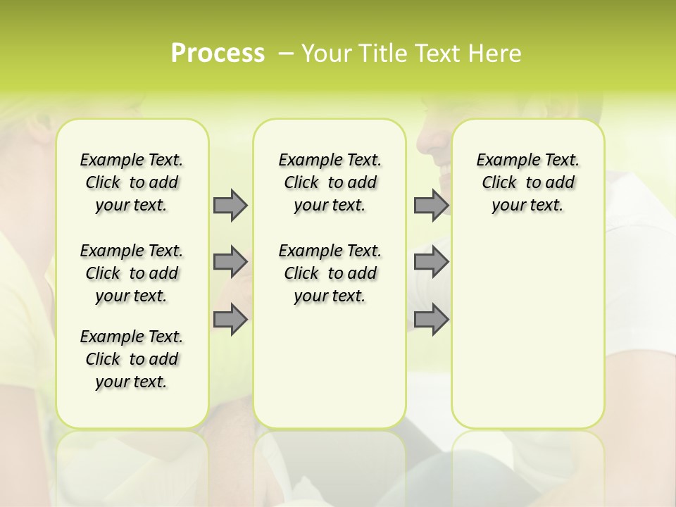 Girl And Man Making Repairs PowerPoint Template