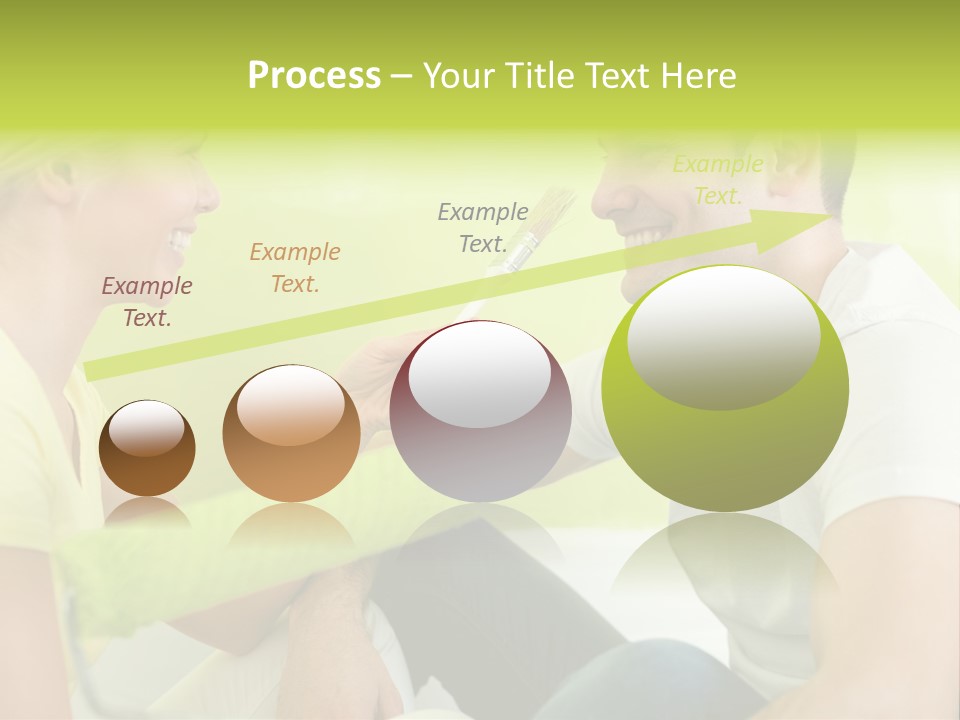 Girl And Man Making Repairs PowerPoint Template