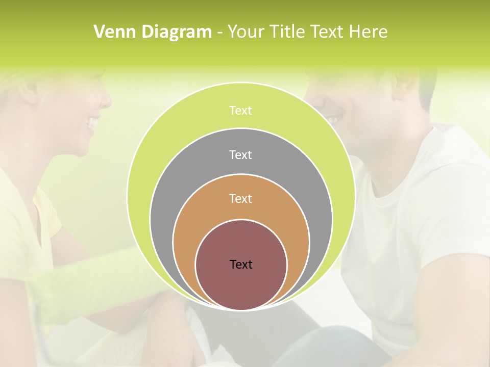 Girl And Man Making Repairs PowerPoint Template