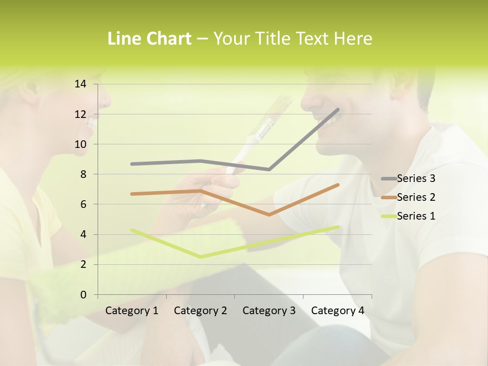 Girl And Man Making Repairs PowerPoint Template