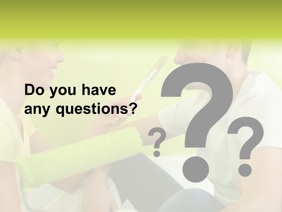 Girl And Man Making Repairs PowerPoint Template