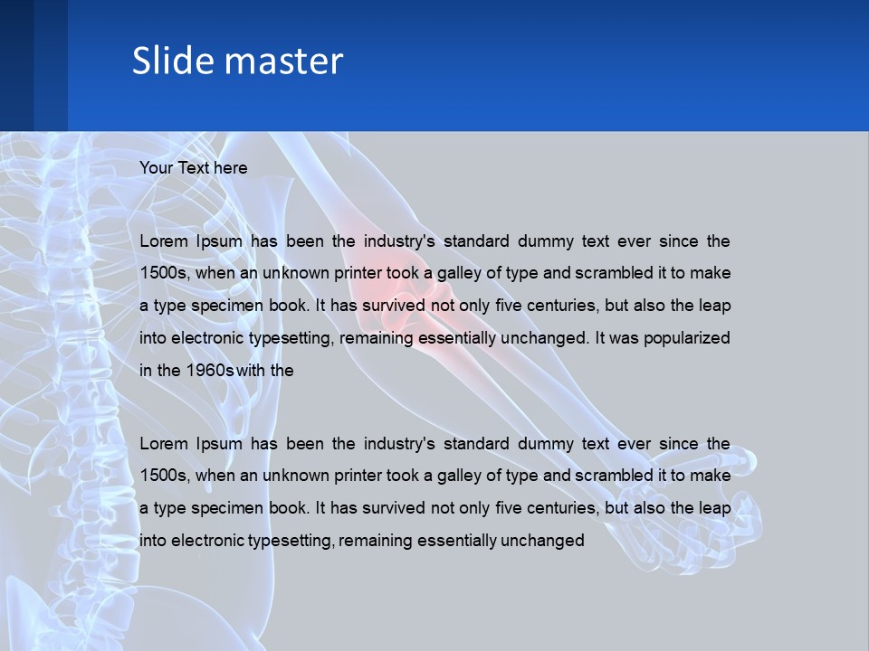 Elbow Pain PowerPoint Template