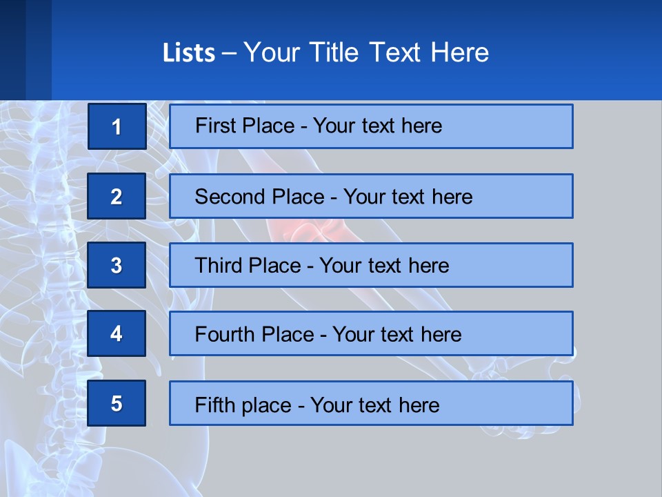 Elbow Pain PowerPoint Template