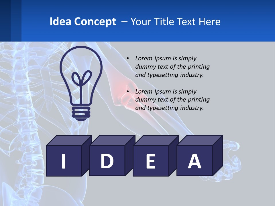 Elbow Pain PowerPoint Template