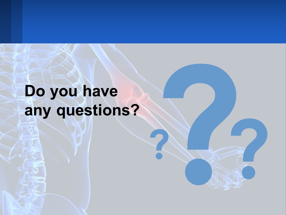 Elbow Pain PowerPoint Template