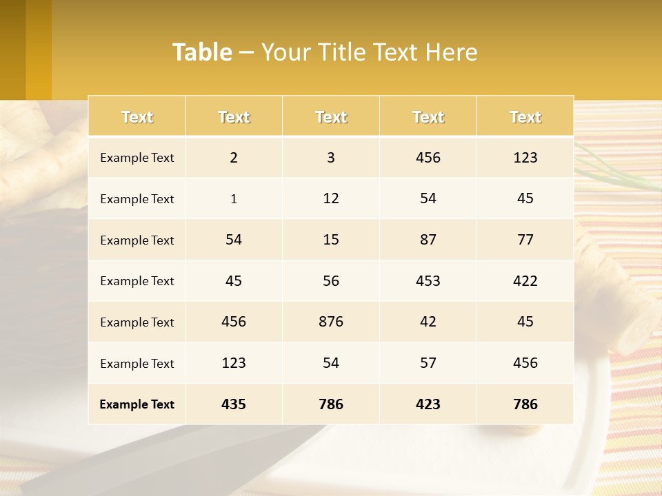 Carrot PowerPoint Template