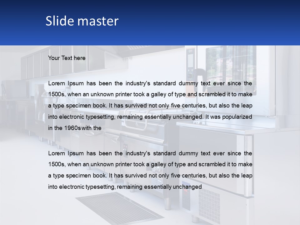 Industrial Kitchen PowerPoint Template