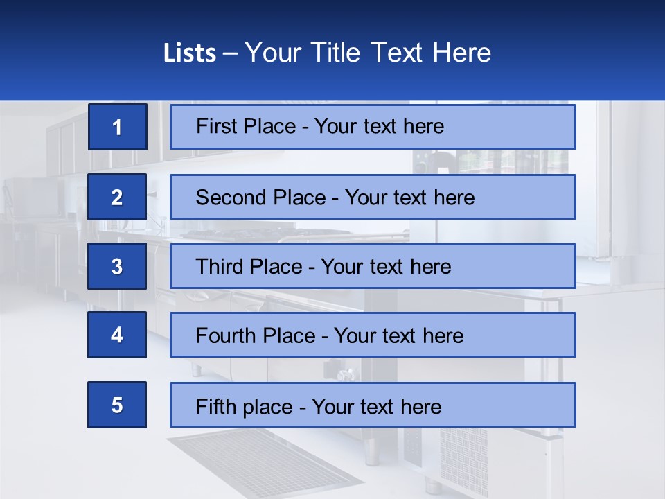 Industrial Kitchen PowerPoint Template