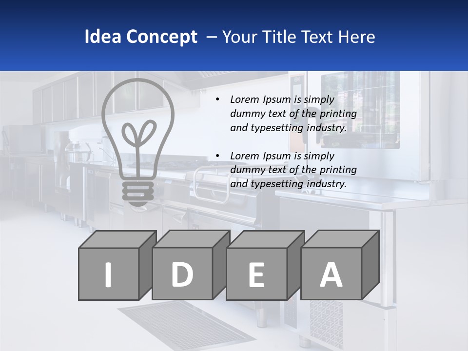 Industrial Kitchen PowerPoint Template