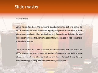 Cocktail Set PowerPoint Template
