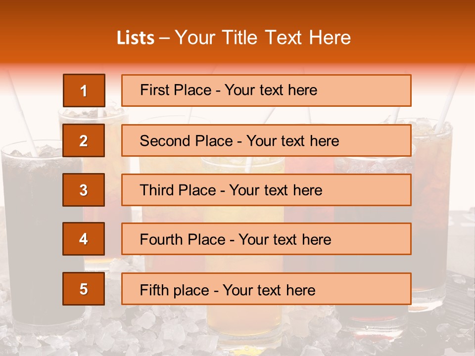Cocktail Set PowerPoint Template